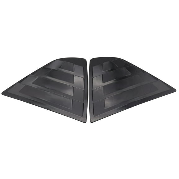 Rear Side Window Louvers Air Vent for Sun Shade Shutter Panel Cover Auto Exterior Decoration Trim for 2018-2