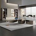 thumbnail image 4 of Conference Executive Desk Modern Manicure Table Height Adjustable Desk Makeup Meeting Table Escritorio Con Cajones Furniture My Lux Decor Round, 4 of 19
