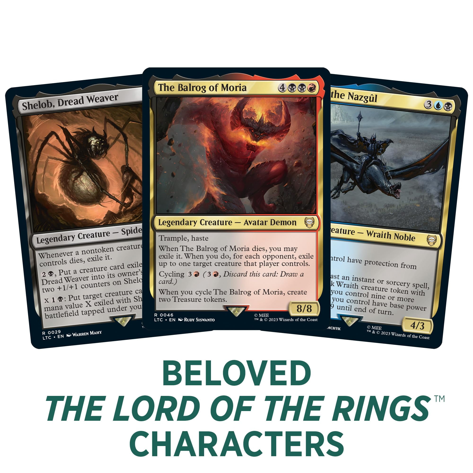 Magic: The Gathering The Lord of The Rings: Tales of Middle-Earth Commander Deck - The Hosts of Mordor (100-Card Deck, 2-Card Collector Booster Sample Pack + Accessories)