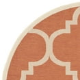 thumbnail image 4 of Safavieh Courtyard Terracotta Indoor Outdoor Rug - Round 6'7", 4 of 4