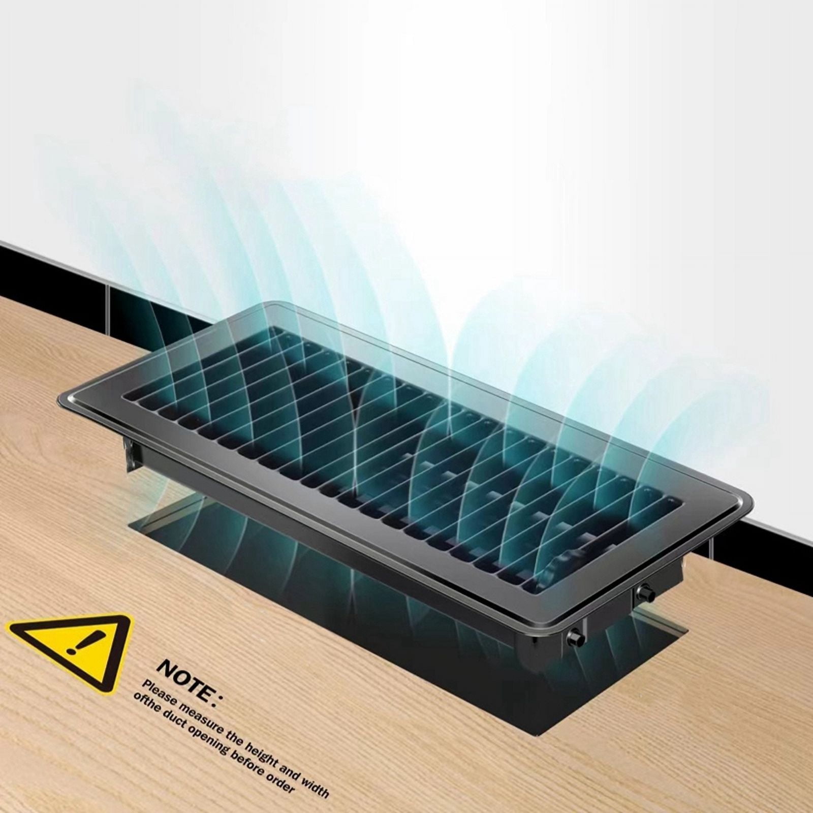 Floor Register 4x10Inch,Floor Vent Covers Adjustable Air Vent Covers for Home Floor with 2PCS Magnetic Vent Mesh