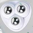 thumbnail image 3 of Billuyoard Ruedas giratorias de ABS para un movimiento suave de objetos Polea de ruedas giratorias resistentes y resistentes al óxido Almacenamiento y organización del hogar 4 piezas negro, 3 of 6