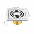 thumbnail image 3 of IPEWLEX Stainless Steel Floor Drain, Self-Sealing Drainage Grate, Thickened Sewer Cover for Indoor/Outdoor Use, 3 of 6