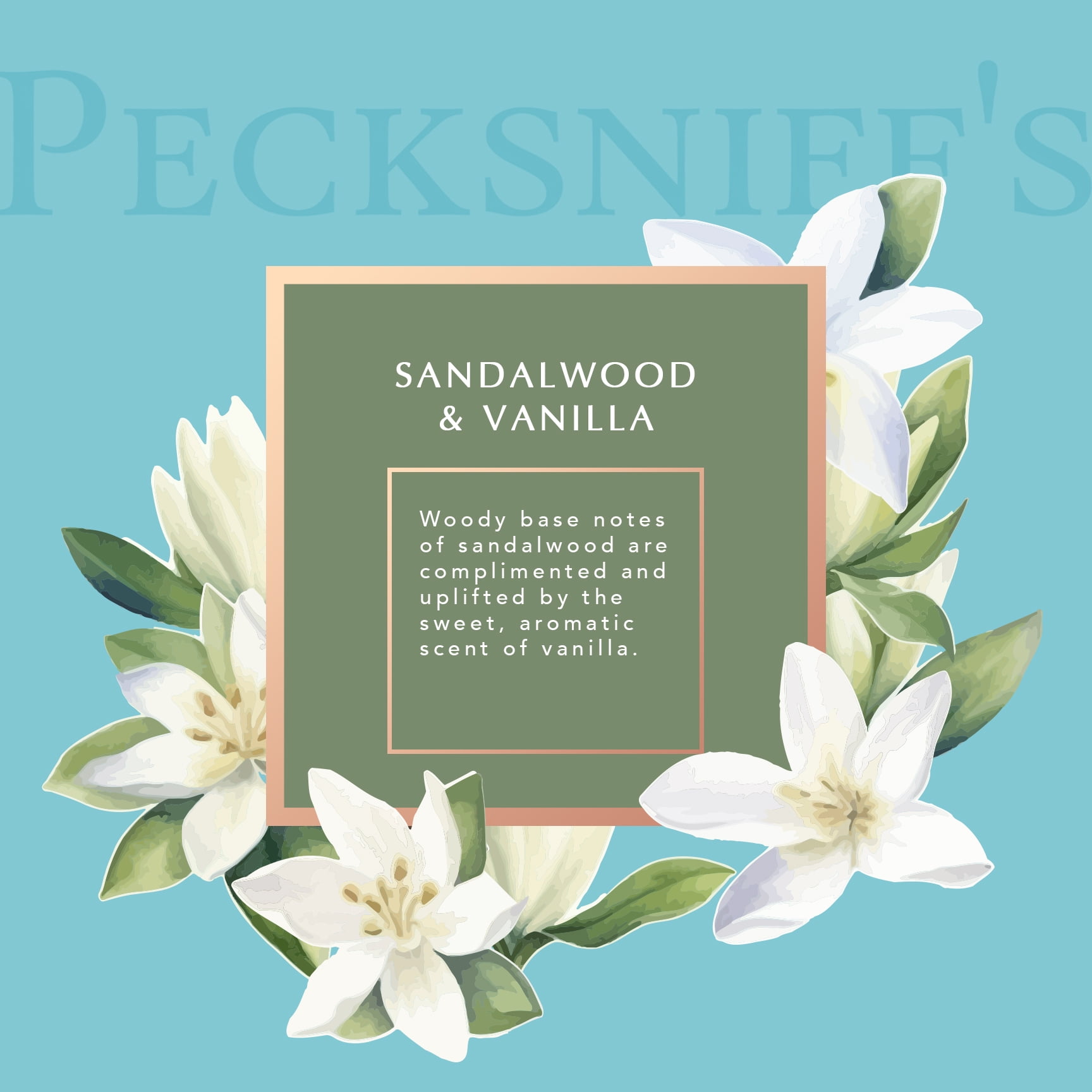 Pecksniffs Sandalwood and Vanilla Moisturizing Hand Wash and Hand Lotion in a Black Mesh Caddy | 300ml/10.14 Fl oz