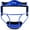 Blue, variant on Champion Sports Steel Softball Face Mask - Classic Fielders Masks for Adults - Durable Head Guards - Premium Sports Accessories for Indoors and Outdoors - Silver