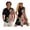 Black Tropical Floral, variant on Hawaii Matching Couple Outfits Mens Casual Shirts Hawaii Dress Men’s Hawaiian Red Hibiscus Floral Shirt 4-Way Stretch Lightweight Suitable for Everyday Casual Wear