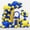 Blue & Yellow（134pcs）, variant on Orange Balloons Arch Kit, 134pcs Orange and White Balloons for Birthday, Graduation, Baby Shower Party Decorations