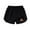Black-5, variant on Girls Gym Shorts Elastic Waist Workout Shorts Summer Casual Athletic Loose Wide Leg Cotton Running Short Pants, Black, 7-8 Years