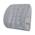 thumbnail image 2 of Dualoai Car Seats Cushion Lumbar Support Pillows Gifts Ergonomic Back Pad for Plane Home Gray, 2 of 9
