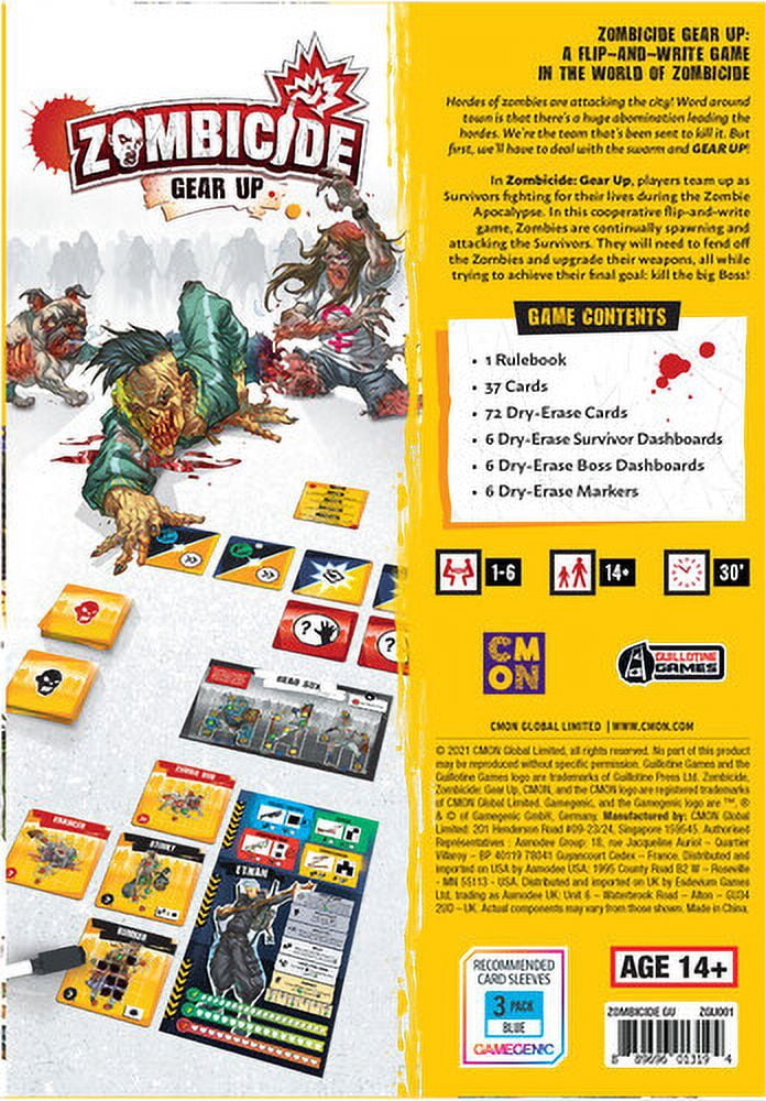 Zombicide Gear Up  [GAMES (MISC)] Board Game