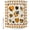 Orange, variant on Extra Long Shower Curtain 72x84 Inch, Red Ladybugs Shower Curtain Waterproof Bathroom Decor, Modern Love Heart Black Checkered Plaid Fabric Bath Curtain Set Accessories with Hooks