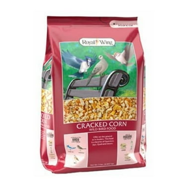Royal Wing RWCC-1 All Naturals Cracked Corn 9 Pounds All Seasons Wild Bird Food