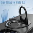thumbnail image 5 of Funda con soporte magnético y anillo giratorio para iPhone 11 Pro Max (negro), 5 of 5