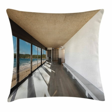 Beach Theme Decor Throw Pillow Cushion Cover Coastal Home Design With Ocean Sea Waves Sand Image Decorative Square Accent Case 20 X Beach Theme Decor Throw Pillow Cushion Cover Coastal Home Design With Ocean Sea Waves Sand Image Decorative Square Accent Case 20 X