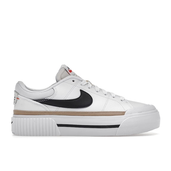 Nike Women's Court Legacy Lift White Black Shoes, from StockX