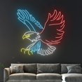 thumbnail image 4 of Handmadetneonsign Eagle Neon Light, Eagle Led Light, Eagle Bird Led Sign, Home Decor, 4 of 5