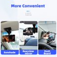 thumbnail image 2 of EASTIN Car Phone Mount 360 Degree Rotation Car Dashboard Phone Holder Cell Phone Holder Handsfree Phone Holder for Car Dash Windscreen Vent  Compatible with iPhones Android, 2 of 10