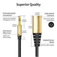 thumbnail image 3 of Cable XANHAM XLR macho a conector macho de 3,5 mm (1/8), 2 m TRS, 3 of 6