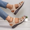 thumbnail image 5 of Guttear Sandals Women Beach Vacation Casual Camping Sandals Fashion Sandal, Ultra Soft Cushion Footbed, 5 of 8