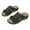 Black, variant on Dpityserensio Summer Ladies Fashion Slippers Women's Flower Slope Heel Sandals Casual Wear Shoes Brown 9.5(43)