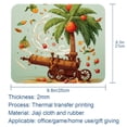 thumbnail image 5 of Coconut Tree Square Gaming Mousepad Desk Mat Non-Slip Rubber Bottom Printed 8.3x9.8 Inch Suitable for Office and Gaming, 5 of 6