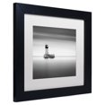thumbnail image 3 of Trademark Fine Art "Warning Sign" Canvas Art by Dave MacVicar, White Matte, Black Frame, 3 of 4