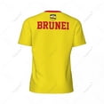 thumbnail image 4 of Exclusive design Brunei Flag Grain 3D Printed Men For Running Bike Soccer Tennis Fitness Sports tshirt Mesh Fans Short T-shirt, 4 of 14