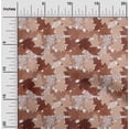 thumbnail image 2 of oneOone Cotton Poplin Brown Fabric Abstract Fabric For Sewing Printed Craft Fabric By The Yard 42 Inch Wide, 2 of 5