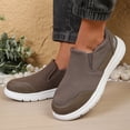 thumbnail image 4 of Caywon Men Slip On Sneakers Mesh Breathable Walking, Flat Casual Mens Shoes Comfortable, Lightweight Outdoor Travel Loafers, Zapatos Hombre, 4 of 8