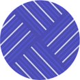 thumbnail image 1 of Ahgly Tapis Rond Lavable en Machine Intérieur Transitionnel Bleu Ardoise Clair, 8 Pieds Rond, 1 of 7
