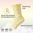 thumbnail image 2 of Balabala Girls Cotton Blend Crew Socks, 5-Pack Cute Ruffle Animal Socks, Soft Stretch School Socks for All-Season Wear (4–14 Years), 2 of 6