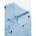 thumbnail image 4 of Women Animal Printed V Neck Long Sleeve Button Down Basic T Shirt Blouses Tops Plus Size S-5XL, 4 of 4