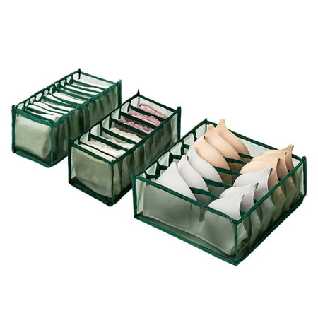 

Underwear Storage Box With Compartments Socks Bra Underpants Organizer Drawers Storage Baskets