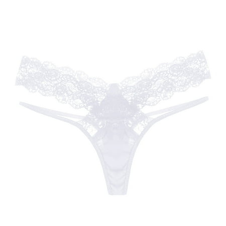 Women Floral Lace Women Underwear Seamless Mesh Panties Low Rise Lace Bikini Panties Pack Hollow Out Transparent Plus Bonds Underwear Ladies Size Underwear Bikini Panties Pack for Women Unde