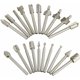 thumbnail image 1 of 20 Pack Dremel Tungsten Carbide Cutting Burrs Rotary Grinder Drill Bits., 1 of 5
