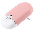 thumbnail image 3 of Mini ventilador portátil de mano USB recargable sin aspas, aire acondicionado, ventilador de pestañas de refrigeración, color rosa, 3 of 8