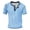 H240 Light Blue, variant on Curuila Mens Tshirts Short Sleeve Solid Color Crew Neck Button Down Pullover For Men Summer Fashionable Tops Army Green Size L