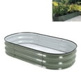 thumbnail image 1 of Kit De Cama Elevada Ovalada Estable Para Jardín De Acero Inoxidable, Juego De Cama Elevada Ovalada Para Plantas, Camas Elevadas Ovaladas Para Exteriores, 1 of 7