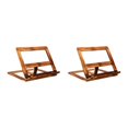 thumbnail image 1 of Yuarrent Wooden Book Stand with Page Paper Page Holders Clip Kitchen Textbook madera 2Conjunto, 1 of 1