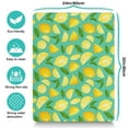 thumbnail image 3 of Vintage Lemon Yellow Pet Food Mat - Absorbent Non-Slip Dog Bowl Mat with Retro Fruit Design, Washable and Eco-Friendly, 3 of 3