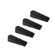 thumbnail image 1 of 4 Pack Door Stopper Rubber Door Stopper Leveling Door Stopper, 100% Silicone, Non-Toxic, Non-Odor, Black, 1 of 5
