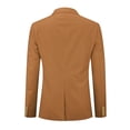 thumbnail image 3 of Yunclos Men's Classic Slim Fit Business Casual One Button Blazer, 3 of 4