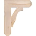 thumbnail image 3 of Ekena Millwork 3 1/2"W x 14"D x 18"H Balboa Craftsman Smooth Bracket, Douglas Fir, 3 of 4