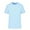 Mens T-Shirts Sky Blue, variant on S-5X Plus Size T-Shirts for Men Big and Tall Short Sleeve Crewneck Tees Tops Solid Quick-Dry Pullover Stretchy Slim Athletic Workout Tshirts