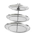 thumbnail image 4 of Soporte para cupcakes y postres, soporte para cupcakes, centro de mesa con toalla, plato de frutas moderno 3 niveles, 4 of 9