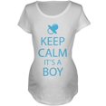 thumbnail image 1 of Keep Calm It's a Boy Maternity T-Shirt, 1 of 1