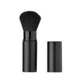 thumbnail image 1 of Pincel de maquillaje retráctil, pinceles faciales de viaje, pincel de polvos portátil con funda para aplicar cosméticos en polvo, color negro, 1 of 7