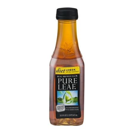 Pure Leaf Real Brewed Tea Diet Lemon, 18.5 FL OZ - Walmart.com