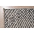 thumbnail image 4 of EORC REH37BL2X8 2 x 8 ft. Punja Killim Contemporary Handmade Area Rug, Black, 4 of 9