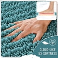 thumbnail image 3 of Alfombra de baño Yimobra, grande, antideslizante, lavable, 90 x 60 cm, azul turquesa, 3 of 7